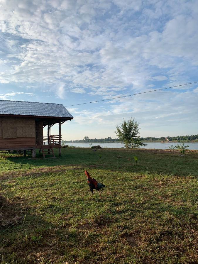 Vera Sunset Homestay Local Experience With Lao Family Muang Không المظهر الخارجي الصورة