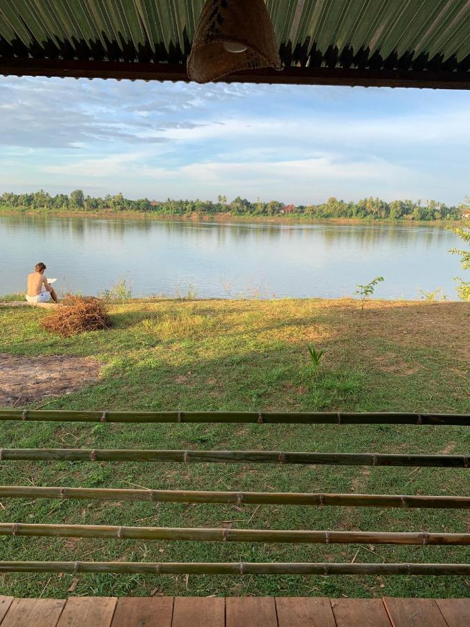 Vera Sunset Homestay Local Experience With Lao Family Muang Không المظهر الخارجي الصورة