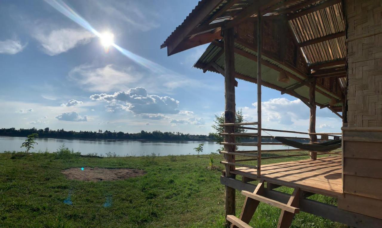 Vera Sunset Homestay Local Experience With Lao Family Muang Không المظهر الخارجي الصورة