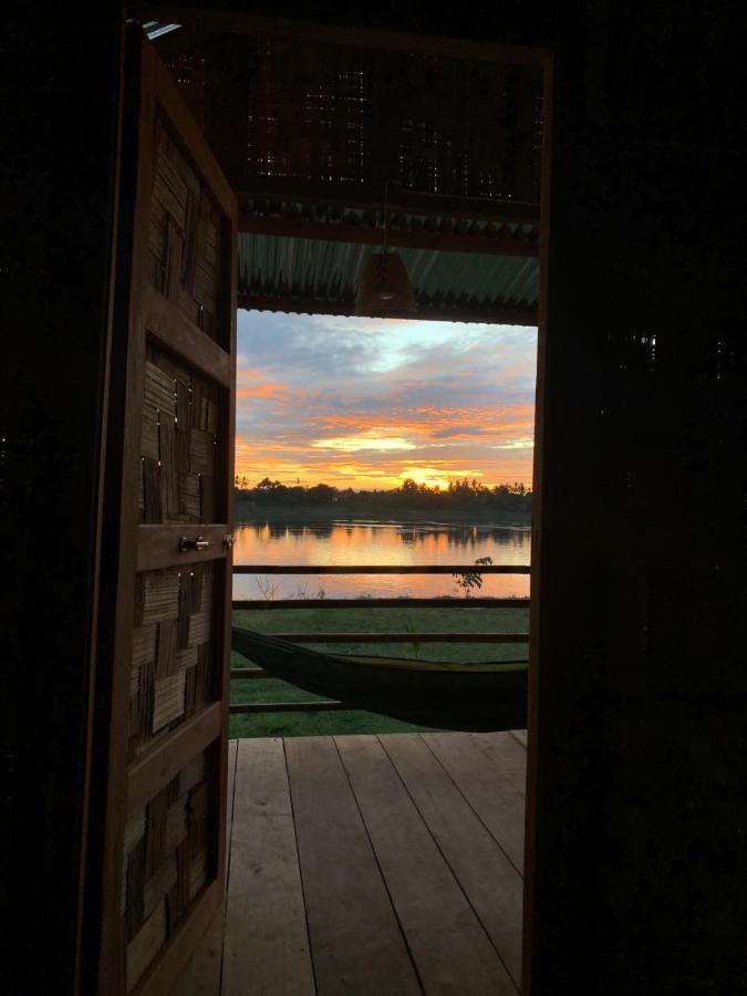 Vera Sunset Homestay Local Experience With Lao Family Muang Không المظهر الخارجي الصورة